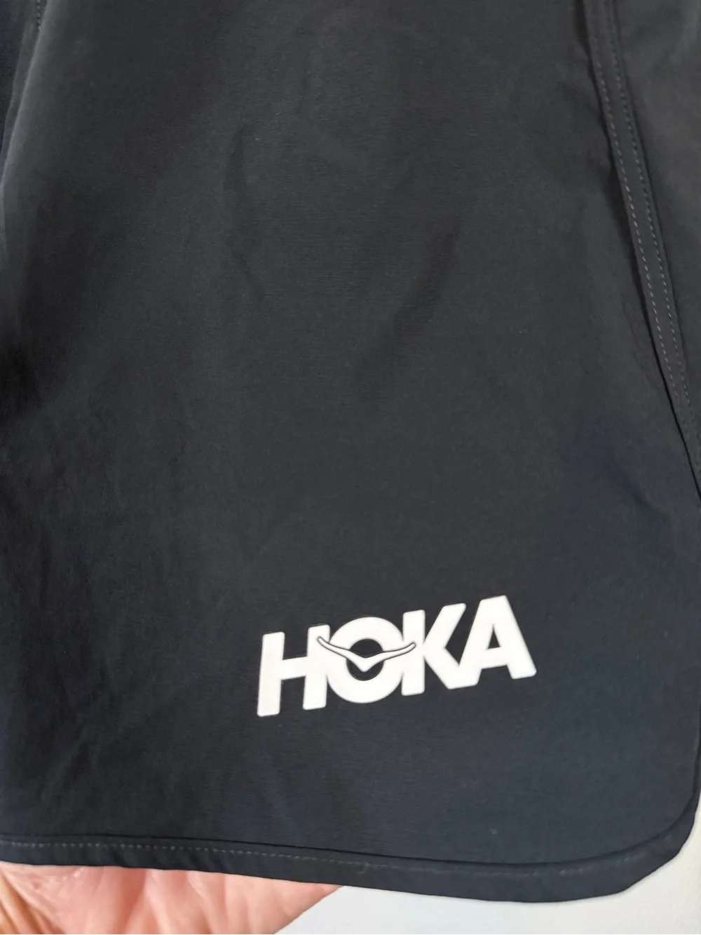 Hoka One One Men's Black performance Woven 7” Short Size Small NEW!